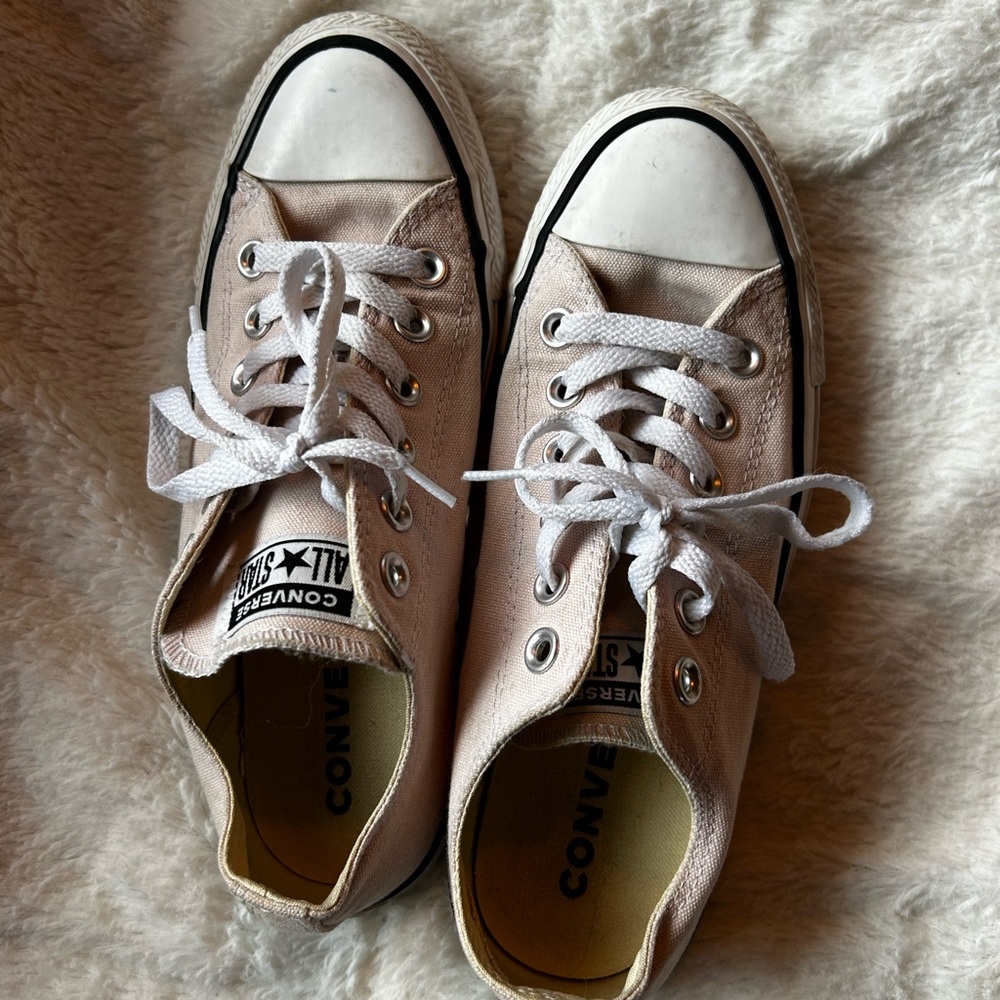 Converse Pink Low-Top Sneakers